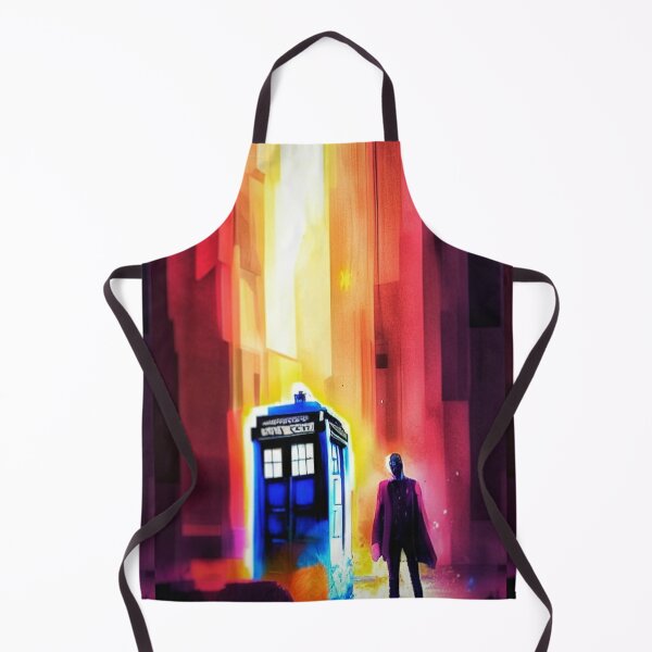 Dr. who abstract art Apron