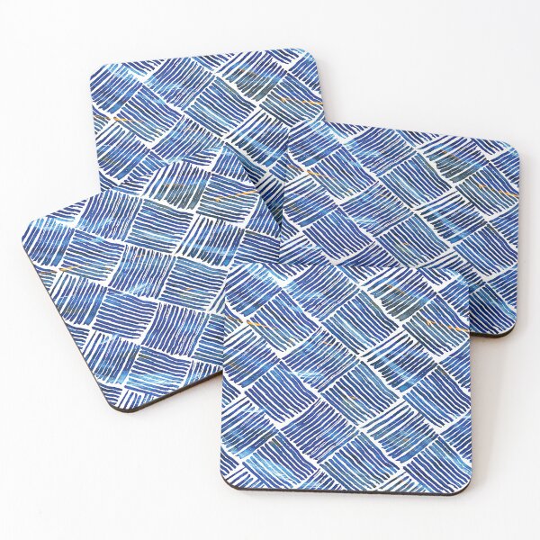 Item preview, ♤ Blue Watercolor Streaks designed and sold by Naumovski.
