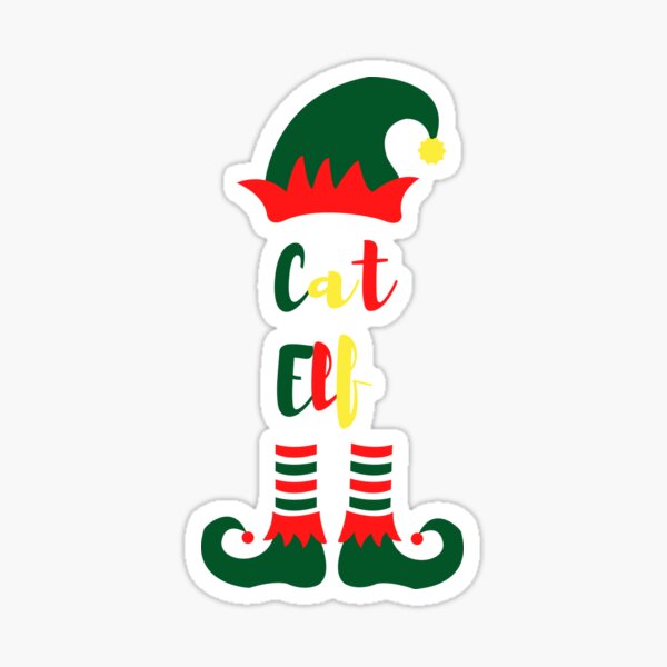 Item preview, Cat Elf, Funny Christmas matching family group, Willow Days designed and sold by avit1.