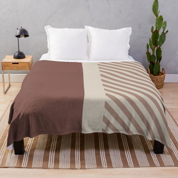 Item preview, Earthy Browns Scandinavian Modern Fine Line Vertical Pattern Sherwin Williams 2023 COTY and Accents designed and sold by ColorOfTheYears.