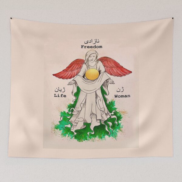 Item preview, Woman Life Freedom, jin jiyan azadî designed and sold by KurdishShops.