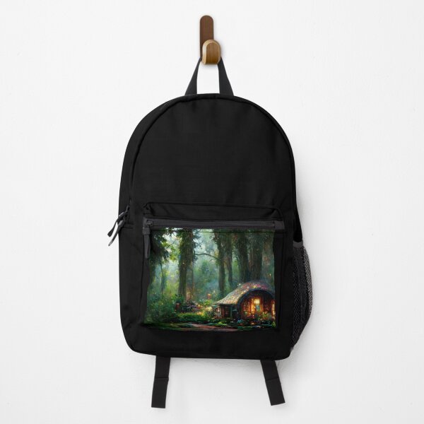 Item preview, Forest cabin with fairytale magic - Fantasy dream designed and sold by Monkyra.