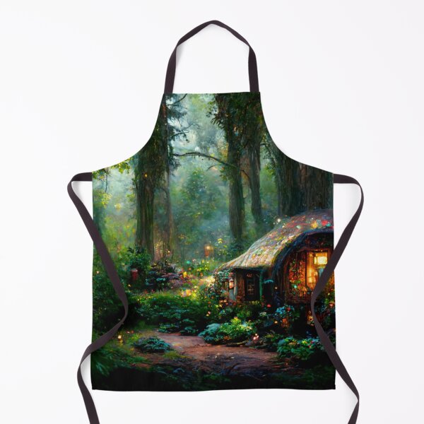 Item preview, Forest cabin with fairytale magic - Fantasy dream designed and sold by Monkyra.