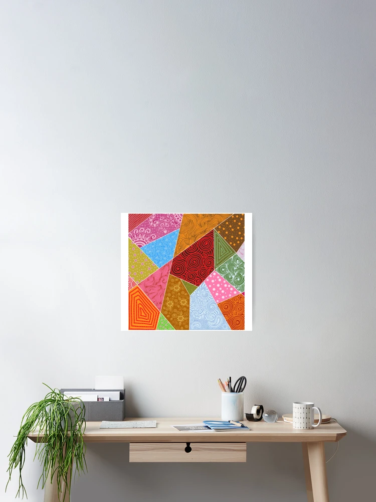 Thumbnail 2 of 3, Poster, patchwork designed and sold by A2A SHOP.