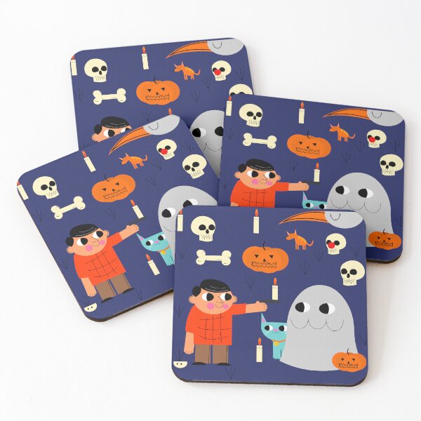 Item preview, Halloween with a ghost  designed and sold by thinkittithink.