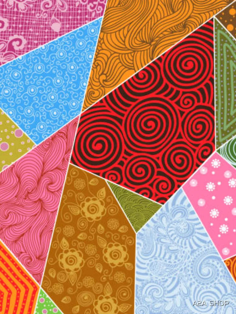 Thumbnail 4 of 4, iPhone Case, patchwork designed and sold by A2A SHOP.