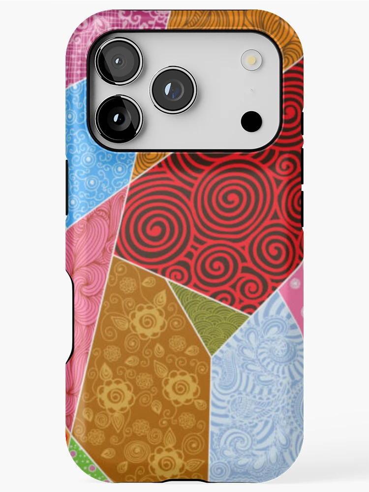 Thumbnail 1 of 4, iPhone Case, patchwork designed and sold by A2A SHOP.