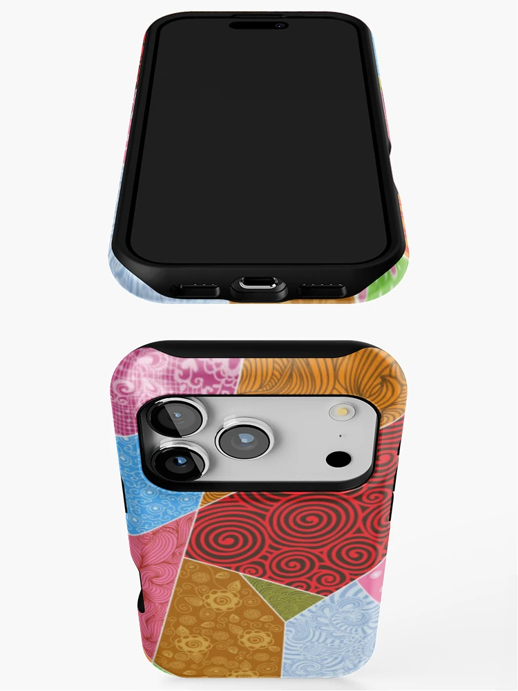 Thumbnail 3 of 4, iPhone Case, patchwork designed and sold by A2A SHOP.