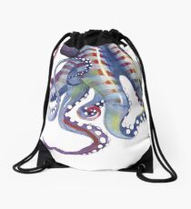 Sea Monster Drawstring Bag