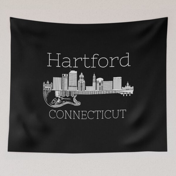 Item preview, Connecticut Souvenir Men Music Guitar Gift Hartford designed and sold by DSWShirts.