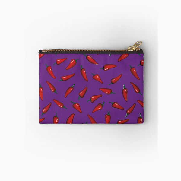 Item preview, Cartoon red chilli mexican oilcloth adorable purple mexican style spicy food designed and sold by T-Mex.