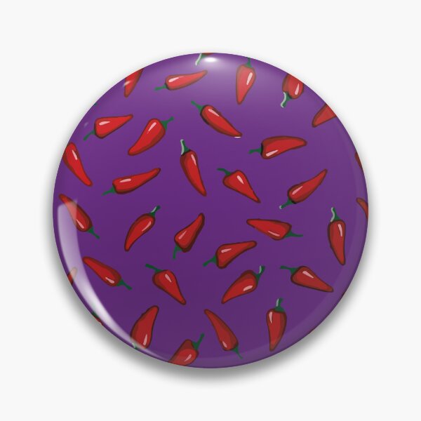 Item preview, Cartoon red chilli mexican oilcloth adorable purple mexican style spicy food designed and sold by T-Mex.