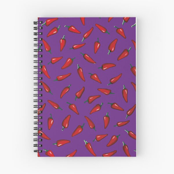 Item preview, Cartoon red chilli mexican oilcloth adorable purple mexican style spicy food designed and sold by T-Mex.