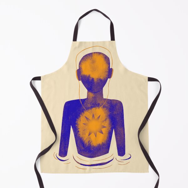 Item preview, Meditation Man Blue & Orange designed and sold by RealmsBeyond.