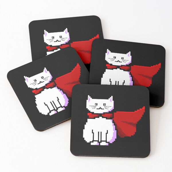 Item preview, white cat with red cape designed and sold by TheMillusion.