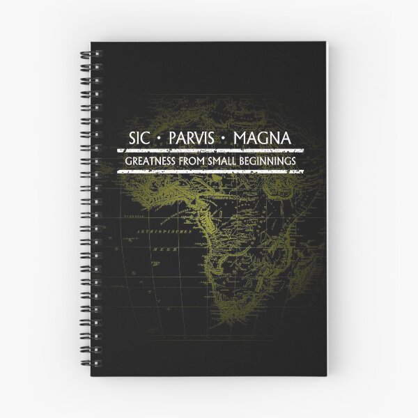 Item preview, Uncharted - SIC PARVIS MAGNA (Black) designed and sold by Ross Kincaid.