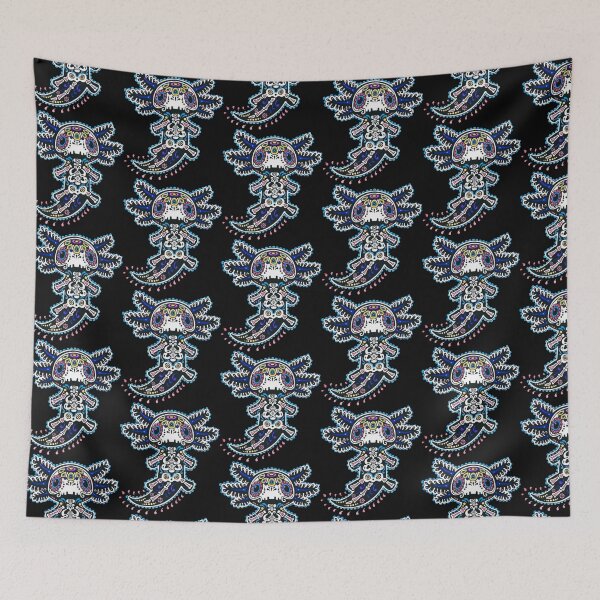 Item preview, skull axolotl designed and sold by saylucyernaga.