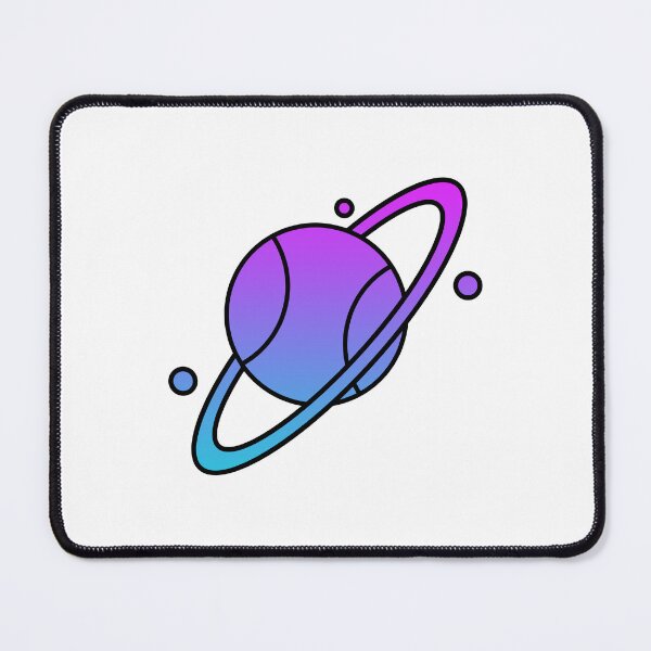 Item preview, I Live on Planet Tennis | Pink & Blue Gradient Tennis Ball designed and sold by BigCityTennis.