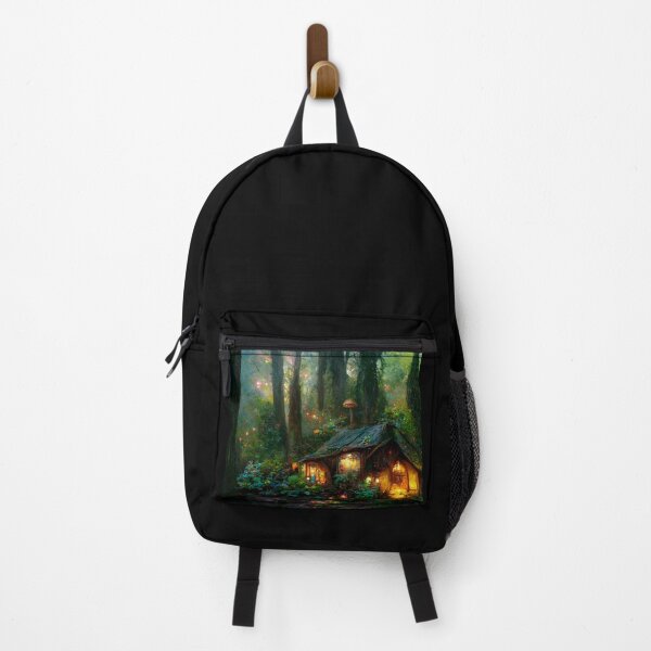 Item preview, Forest cabin with fairytale magic - Fantasy dream designed and sold by Monkyra.