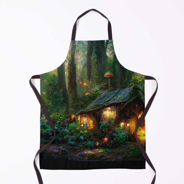 Item preview, Forest cabin with fairytale magic - Fantasy dream designed and sold by Monkyra.
