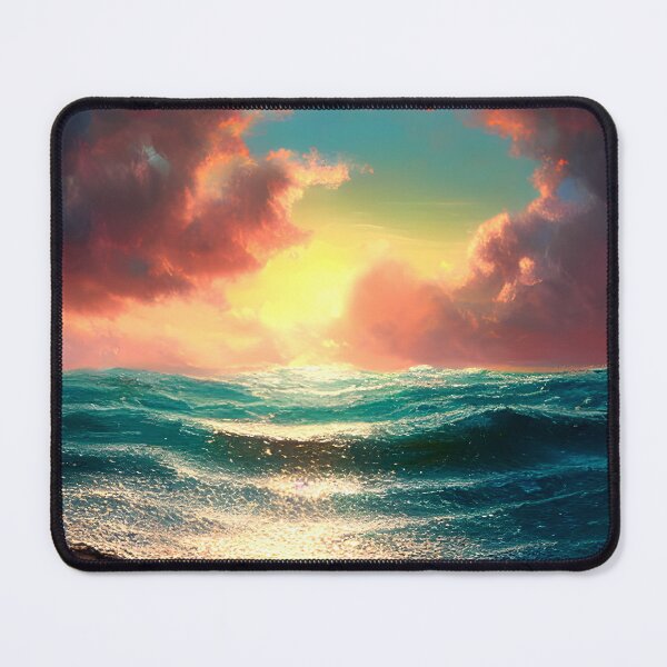 Item preview, blue ocean, sunset #9 designed and sold by supeart.