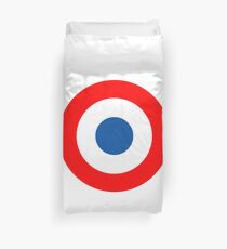Roundel, Tricolore, cockade, French, Air Force, Bullseye, combat, aircraft, First World War Duvet Cover