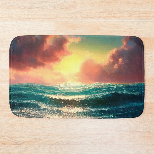 Item preview, blue ocean, sunset #9 designed and sold by supeart.