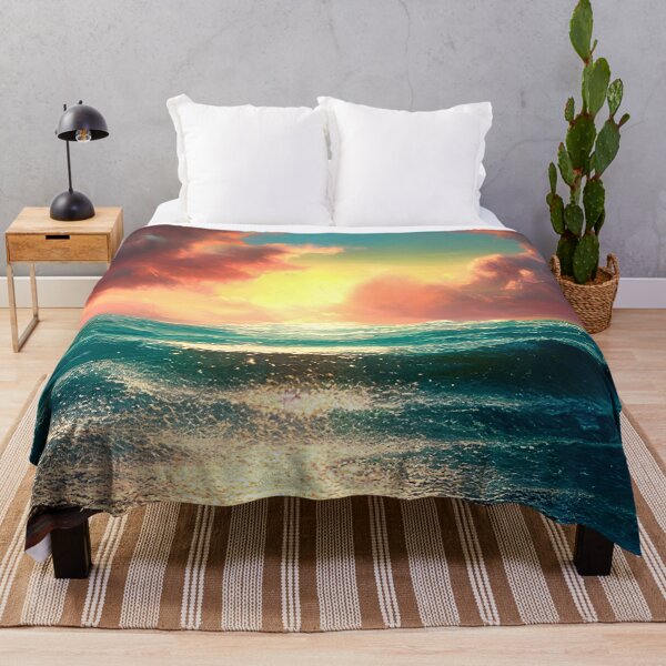 Item preview, blue ocean, sunset #9 designed and sold by supeart.