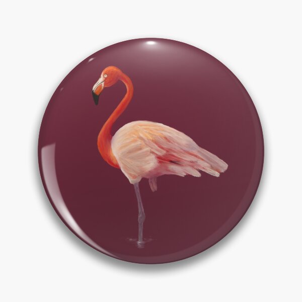 Item preview, American Flamingo in Water - Flamingo Paintings designed and sold by IJStanding.