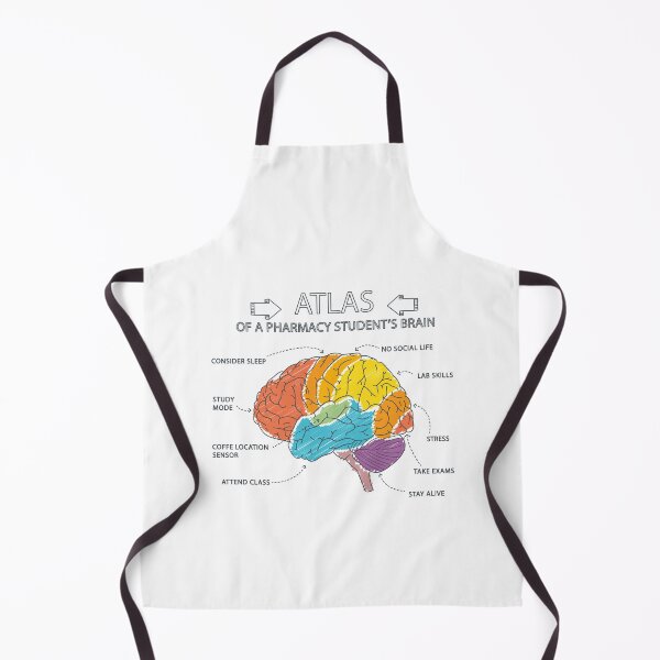 Item preview, Atlas of a Pharmacy Student Brain designed and sold by lukassfrshopnow.