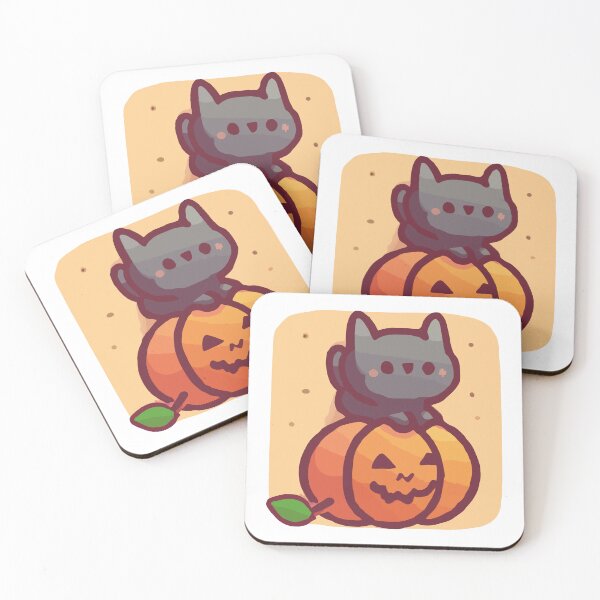 Item preview, Cute cat on a carved pumpkin designed and sold by SINANSHOP.