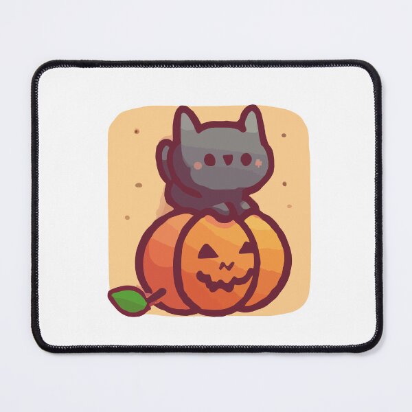 Item preview, Cute cat on a carved pumpkin designed and sold by SINANSHOP.