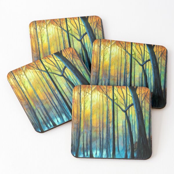 Item preview, mystical forest oil painting designed and sold by MArtSpace.