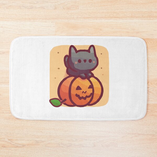 Item preview, Cute cat on a carved pumpkin designed and sold by SINANSHOP.