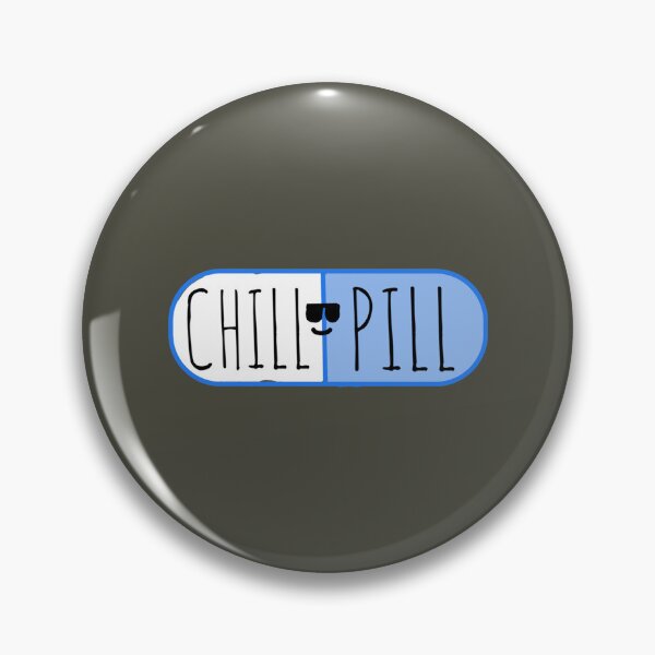 Item preview, Chill Pill, punny, pun design designed and sold by lukassfrshopnow.