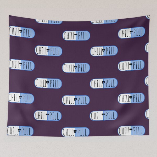 Item preview, Chill Pill, punny, pun design designed and sold by lukassfrshopnow.