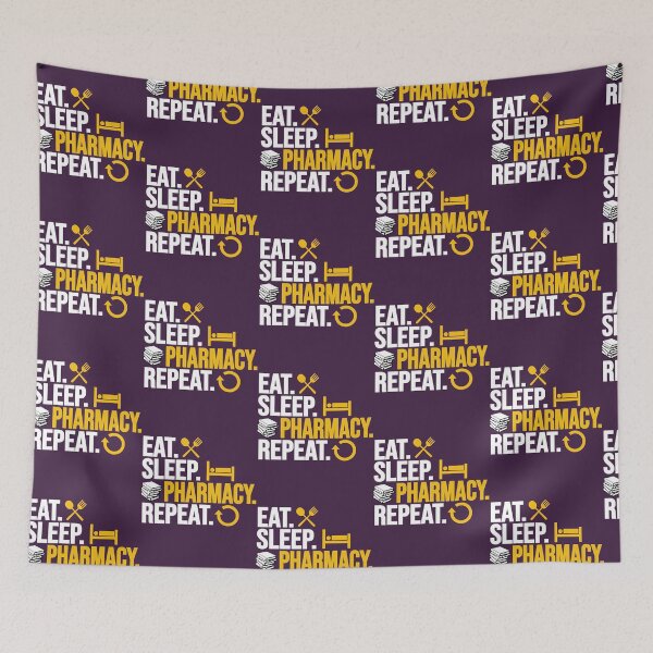 Item preview, Eat sleep Pharmacy Repeat, Pharmacy Routine designed and sold by lukassfrshopnow.