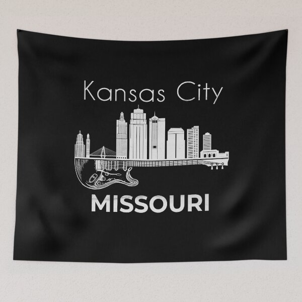 Item preview, Missouri Souvenir Men Music Guitar Gift Kansas City designed and sold by DSWShirts.