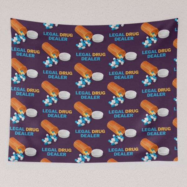Item preview, Legal Drug Dealer - Funny pharmacology puns designed and sold by lukassfrshopnow.