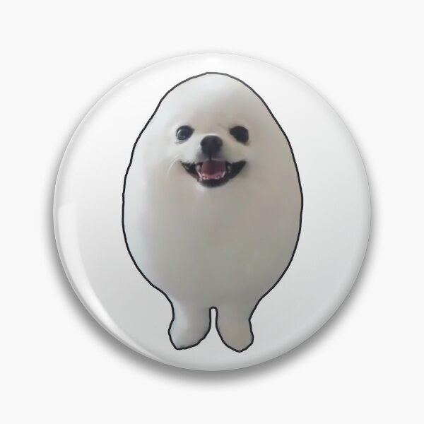 Item preview, Funny EGGDOG Meme (Egg Dog White Pomeranian HQ) designed and sold by fomodesigns.