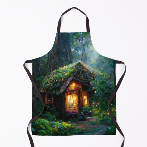 Item preview, Forest cabin with fairytale magic - Fantasy dream designed and sold by Monkyra.