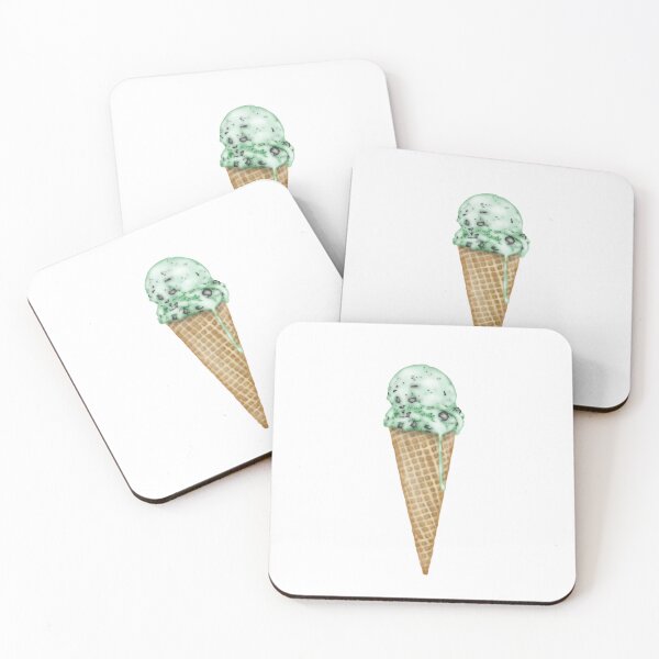 Item preview, Mint Chip Cones - Chocolate Brown designed and sold by HB Loves Crafts.