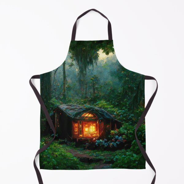 Item preview, Forest cabin with fairytale magic - Fantasy dream designed and sold by Monkyra.