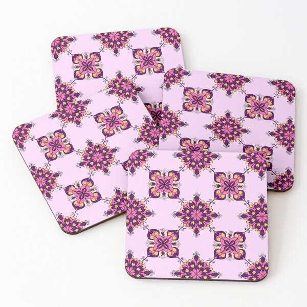 Item preview, Cute Pink Traditional Mandala Pattern designed and sold by patternologyy.