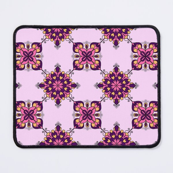 Item preview, Cute Pink Traditional Mandala Pattern designed and sold by patternologyy.