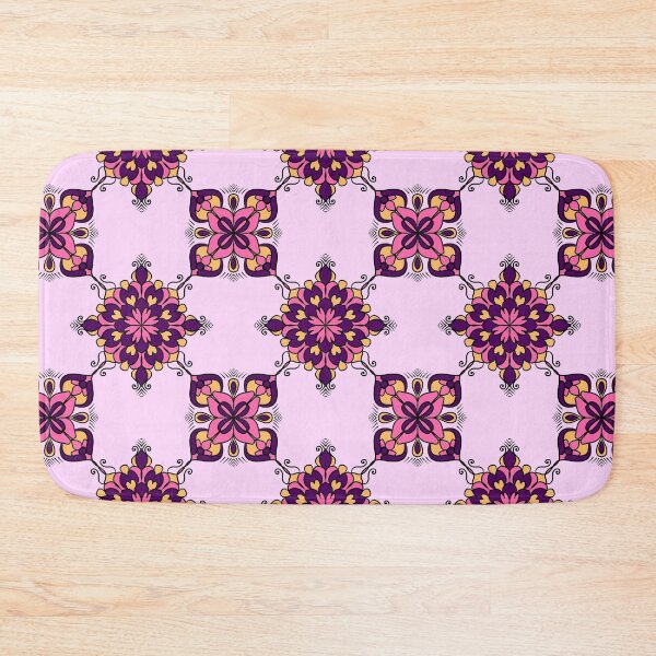Item preview, Cute Pink Traditional Mandala Pattern designed and sold by patternologyy.