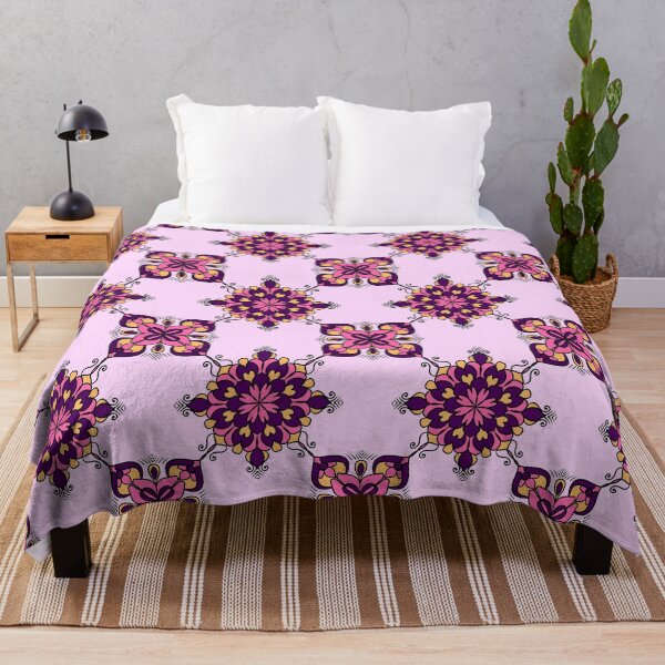 Item preview, Cute Pink Traditional Mandala Pattern designed and sold by patternologyy.