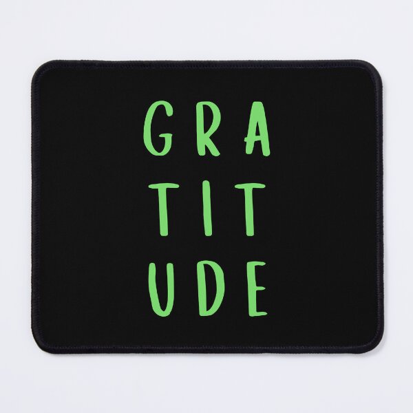 Item preview, Gratitude All Over Text Green designed and sold by NinniSilver.