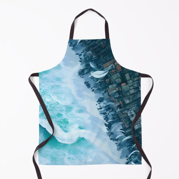 Item preview, blue ocean waves #125 designed and sold by supeart.