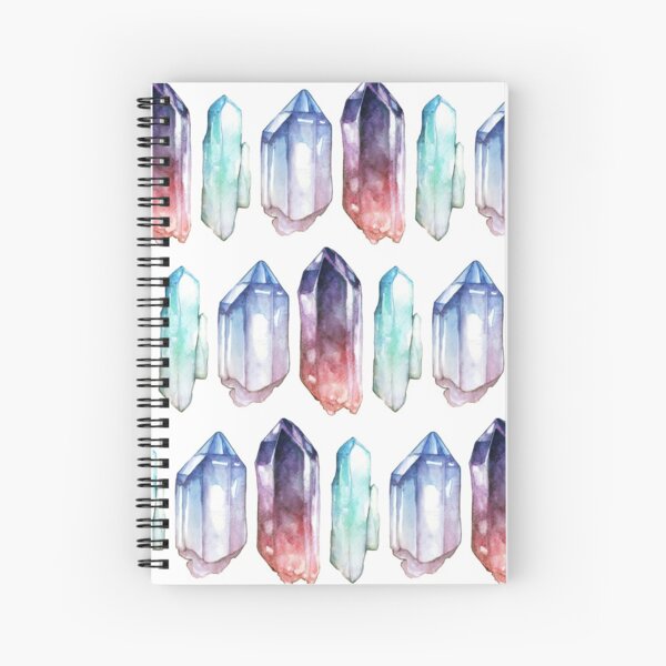 Crystals Spiral Notebook